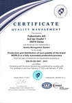 ISO Certificate