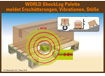 WORLD ShockLog Palette meldet Erschütterungen, Vibrationen, Stöße