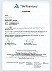 TÜV-Certificate