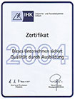 Certificate (Chamber of Commerce and Industry)